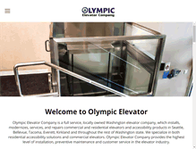 Tablet Screenshot of olympicelevator.com
